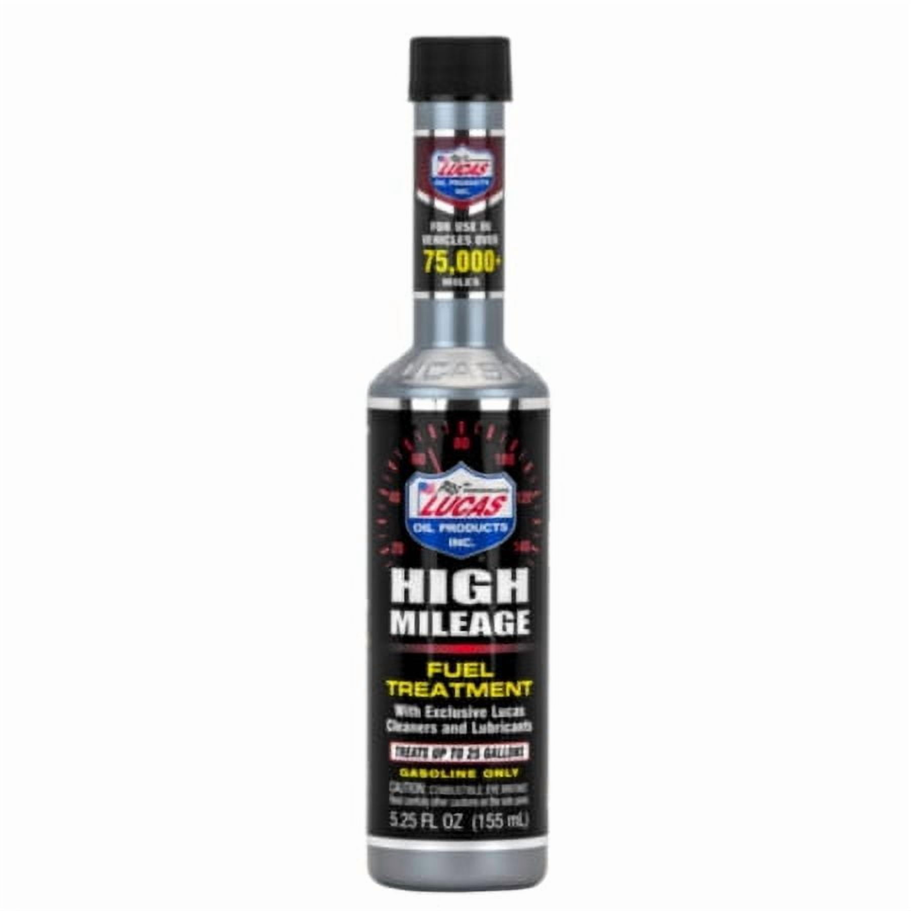 (24 pack) Lucas Oil 10977 Automotive High Mileage Fuel Treatment 5.25 Ounce