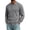 Dark Gray, variant on TOUMENY Men Sweater Casual Button Down Collared Long Sleeve Slim Fit Knitted Pullover Fall Winter Warm Solid Color Fashion Tops Black L