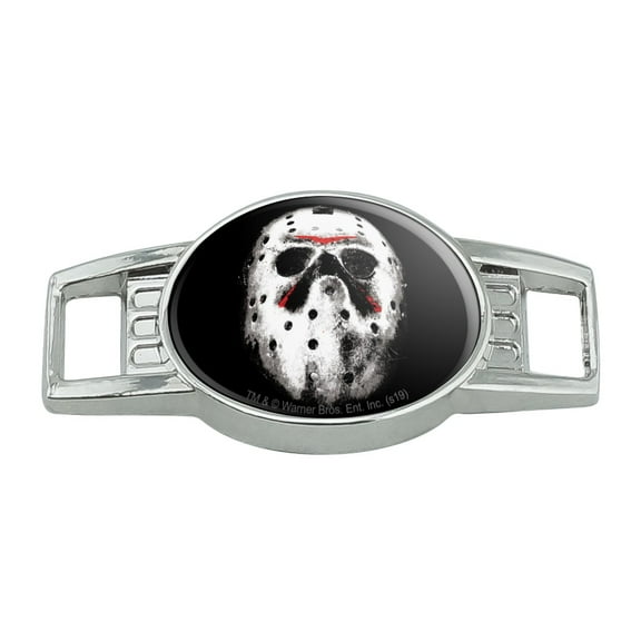 Friday the 13th Jason Mask Shoe Shoelace Shoe Lace Tag Runner Gym Charm Decoration