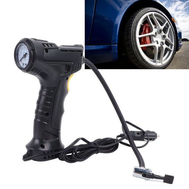 Power Tire Inflator, Fast Inflation Speed Intelligent Digital Display Battery Powered Car Tire Pump for Outdoor Emergency