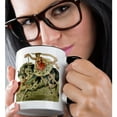 thumbnail image 2 of 3drose, Circus Horse and Ballerina, 11oz Two-tone Black Mug, 2 of 6