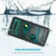 thumbnail image 4 of MYKOMI Pixel 6a Waterproof Case, IP68  Dustproof Shockproof Case with Built-in Screen Protector, Full Body Rugged Protective Cover for Google Pixel 6a 5G, Black/Clear, 4 of 7