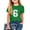 Green A, variant on Zpanxa Girls T Shirts Kids Digital Printed Casual Round Neck Short Sleeve Shirt Men's and Women's Casual T-shirt Red 9-10 Years