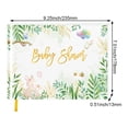 thumbnail image 2 of Vjnyvs Wedding White Guest Book Elegant Baby Shower Guest Book Bachelorette Party Supplies Wedding Books for Guests to Sign, 2 of 7