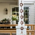 thumbnail image 2 of Rain Chain Circular Wind Chime Rain Chain for Gutter Decorative Rainwater Collection Chain with Bell, 2 of 5