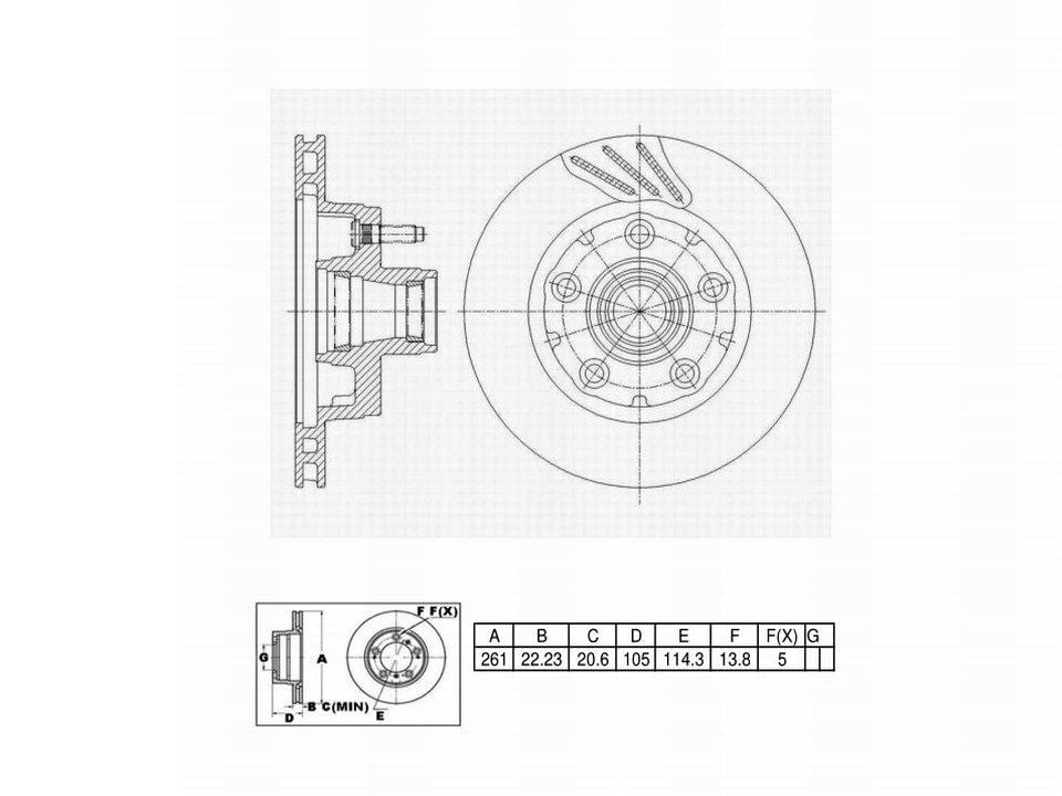 Winstop Brake Rotor and Hub Assembly, Front left WS233985, Ford Aerostar 1997-1992