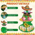 thumbnail image 4 of Decoraciones para Fiestas Mexicanas, 2 Soportes para Cupcakes para Fiestas Mexicanas, Decoración para Cupcakes, Soporte para Cupcakes para Fiestas de Tacos, 4 of 5