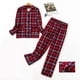 thumbnail image 1 of Conjuntos de pijamas cálidos para mujer, ropa de dormir de franela de algodón para el hogar, pijamas con estampado a cuadros para mujer, ropa de dormir de talla grande, Otoño e Invierno, 1 of 4