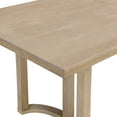 thumbnail image 4 of GDF Studio 69" Modern Rectangular Dining Table for 6, U-Shaped Trestle Base, Wood Frame, Light Ash Finish, 4 of 7
