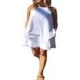 thumbnail image 3 of Robe Pompon à Manches Courtes pour Femme, 3 of 5