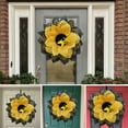 thumbnail image 5 of Simulation Bee Sunflower Wreath Artificial Garland Hanging Ornament Home Wall Door Pendants For Bee Day Party Home Decor, 5 of 6