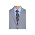 thumbnail image 3 of DTI BB Signature Men's Suit 2 Button Modern Fit Side Vent Jacket Flat Front Pant Stone, 3 of 3
