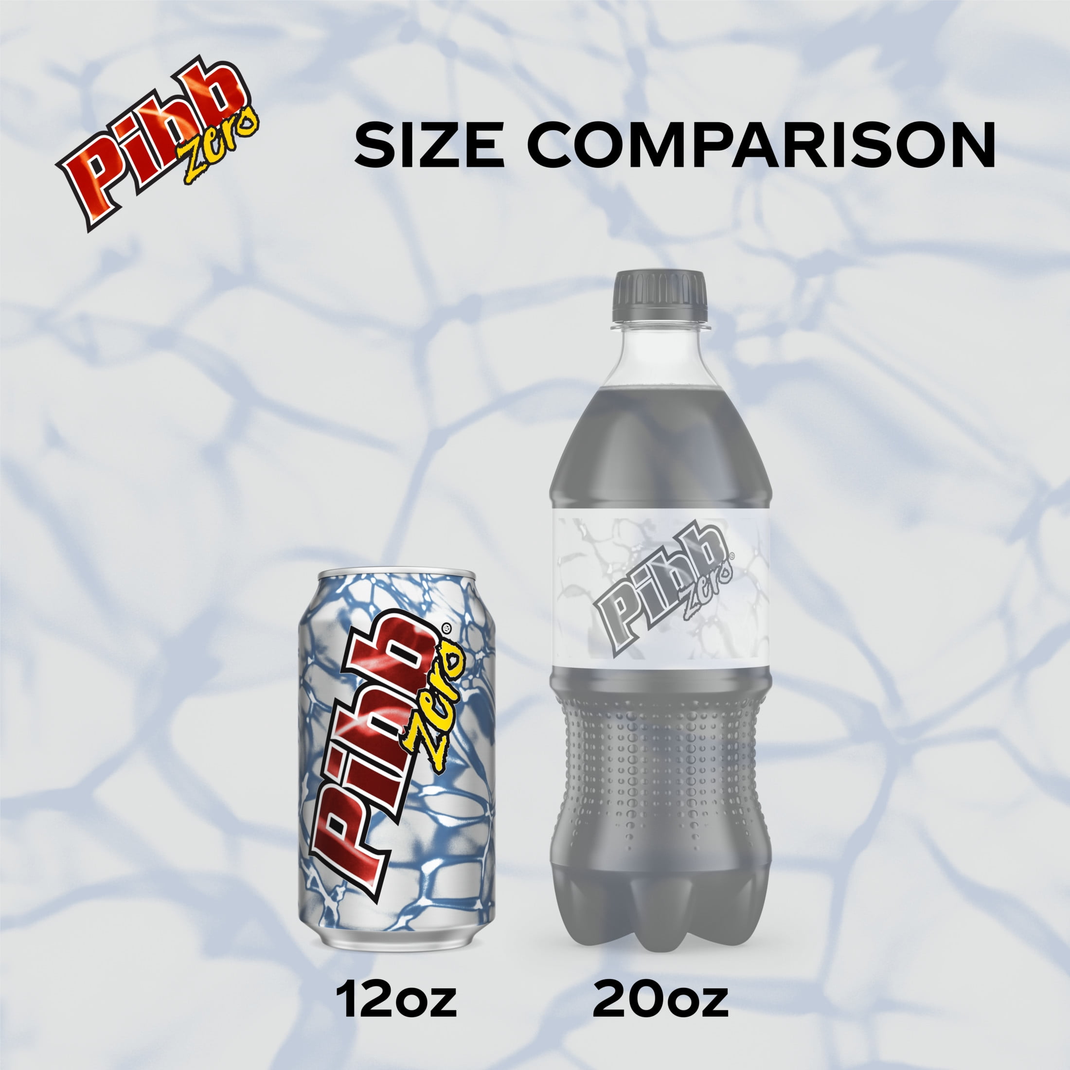 Pibb Diet Zero Sugar Soda Pop, 12 fl oz, 12 Pack Cans