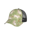 thumbnail image 6 of Lsque Cute Rabbit And Flower Printed Trucker Hat - Baseball Cap for Men Women - Breathable Mesh Side, Adjustable Fit - for Casual Wear, 6 of 7