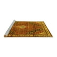 thumbnail image 2 of Ahgly Company Machine Washable Indoor Rectangle Persian Yellow Traditional Area Rugs, 8' x 12', 2 of 4