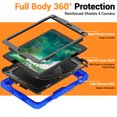 thumbnail image 5 of for iPad 6th/5th Generation Case 9.7 inch 2018/2017, 360 Rotating Shockproof Cover with Stand, Handle, Shoulder Strap, Blue, 5 of 7