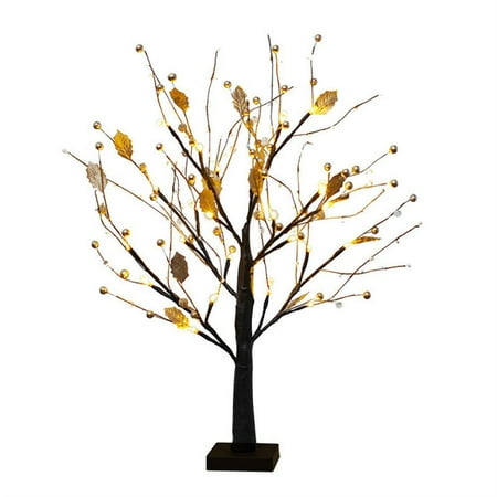 

Decorative Light Tree Golden Fruit Tree Light with 24 Warm White LEDs Light Night Light 55 cm Light Branches for Family Bedroom Home Decoration
