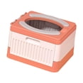 thumbnail image 1 of Inodoros de Camping, inodoro portátil, asiento cómodo plegable, cojín, orinal para niños, silla, orinal de entrenamiento para niñas, niños, barco en Naranja, 1 of 8
