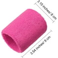 thumbnail image 3 of LAICAIW Lot de 6 Bracelets Anti-Transpiration Bracelets de Sport pour Football Basketball, Course Sports Athlétiques, 3 of 7