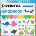 thumbnail image 2 of Decoraciones para tablones de anuncios con temática de animales marinos de Justforjoyful, 2 of 7