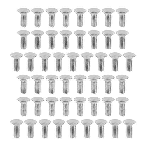 MasteelfCA 50 Pcs Stainless Steel Carriage Screws Carriage Bolts Shelf Screws Accessories