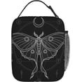 thumbnail image 3 of Black Bats Insulated Lunch Bag, Lunch Box for Office Travel, Lunch Bag for Men and Women, 3 of 6