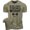 T-Shirt Military Green, variant on Gymish Don’t Debate Just Lift The Weight Workout T-Shirt – Funny Gym Tee for Men, Motivational Lifting Shirt,, Warm Grey, Small