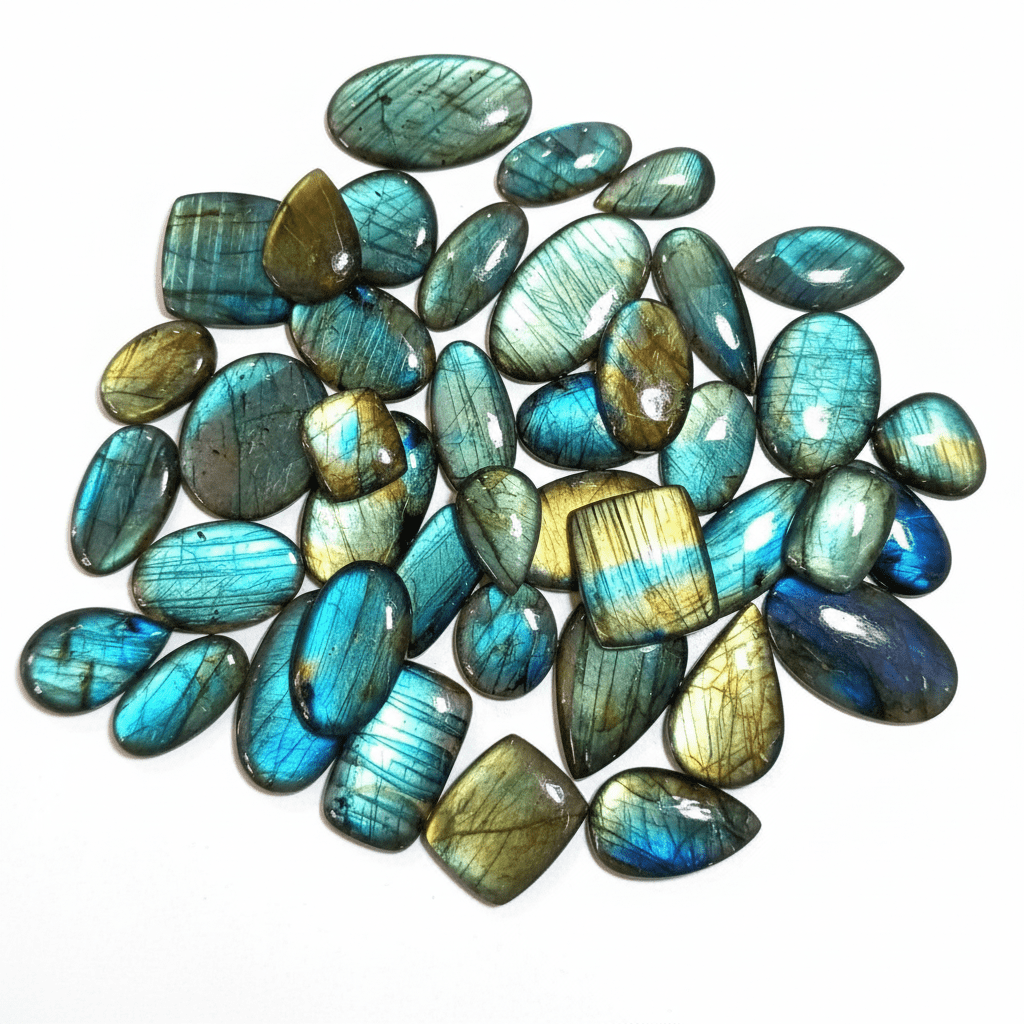 500 Cts Wholesale Parcel Natural Labradorite Labradorite Loose Gemstone Cabochon