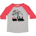 thumbnail image 3 of Inktastic Happy Valentine's Day Train Boys or Girls Toddler T-Shirt, 3 of 5