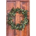 thumbnail image 2 of Nearly Natural 20" Olive Artificial Wreath, Green, 2 of 6
