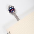 thumbnail image 2 of Starry Flamingos Book Mark: a Vintage Silver Lace-Edged Bookmark - a Thoughtful Gift for Readers and Book Lovers, 2 of 5