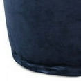 thumbnail image 4 of GDF Studio Bleckley Modern Velveteen Cylinder Pouf, Cobalt Blue, 4 of 7