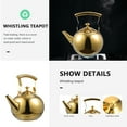 thumbnail image 2 of 1L Stainless Steel Stovetop Tea Kettle Boiling Water Pot for Home Kitchen and Restaurant Use, 2 of 4