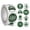 B, variant on 1PC St Patricks Day Roll Stickers, Green Shamrock Round Sticker, Happy St. Patrick 's Day Design Envelope Stickers, Self-Adhesive Irish Clover Label Seal Sticker for Holiday Gift Card Envelope
