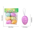Easter Eggs Decorations Set Colorful Foam Core Filled Ornaments For ...