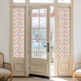 thumbnail image 2 of Colorful Polka Dot Window Privacy Film, Watercolor Rainbow Polka Dots Static Cling UV Sun Blocking Heat Control Window Tint Day and Night, Non-Adhesive One Way Windows Privacy Cover 17.7''x78.7'', 2 of 7