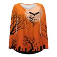 thumbnail image 4 of Ichuanyi Liquidación de mujeres Capasés impresos para mujeres Botones de manga redonda de cuello largo Tops de blusa ICHUANYI WER202308215650, 4 of 4