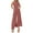 Watermelon Red, variant on ABATAB Summer Jumpsuits for Women Wide Leg Casual Spaghetti Strap Rompers Sleeveless Long Pants Trendy One Piece Outfits
