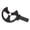 Black, variant on Arrow Rest, Hunting Shooting Compound Archery Bow Arrow Rest Whisker Brush Biscuit L/R Hand