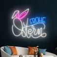 thumbnail image 5 of Handmadetneonsign Frohe Ostern Neon Sign, Frohe Ostern Led Sign, Happy Easter Neon Light Decor, 5 of 5