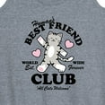 thumbnail image 3 of Instant Message - Humans Best Friend Club Cat - Women's Racerback Tank Top, 3 of 6