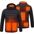 thumbnail image 1 of Oubit 8 Zone Heated Jacket, USB Electric Hoodie Jacket Winter Warming Jacket Coat, 1 of 8