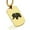 Gold, variant on Stainless Steel Elephant Good Luck Charm Dog Tag Pendant Necklace