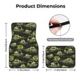 thumbnail image 4 of Daiia Light Green Excavator Printed Car Floor Mats Set of 4, Durable Non Slip Auto Floor Carpet, Car Interior Carpets Proof Foot Pads Anti-Slip Cushion Automoetive Accessories, 4 of 6