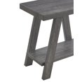 thumbnail image 5 of Xukmct Rectangle Side Table with Open Shelf, Wood End Table for Living Room, Office, Gray, 5 of 6