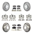 thumbnail image 1 of Transit Auto Front Rear Disc Brake Caliper Coated Rotors and Semi-Metallic Pads Kit (10Pc) for Car 2015 Hyundai Tucson FWD with FUEL CELL EV (FCEV) engine KCG-100970P, 1 of 11