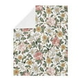 thumbnail image 4 of Sweet Jojo Designs Vintage Floral Pink Green and Yellow Baby Security Blanket, 4 of 5