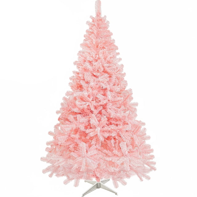Arbol Navidad Rosa Jardimex Rosa Pino Navideño 2.10m Frondoso 1256 Ramas