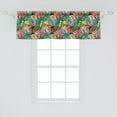 thumbnail image 2 of Ambesonne Exotic Window Valance, Rainbow Colored Hawaiian, 54" X 18", Multicolor, 2 of 3