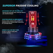For Ford FOCUS 2012-2018 LED Headlight Bulbs,H1 High Beam+H11 Low Beam+H11 LED Fog Light Bulbs,6pcs